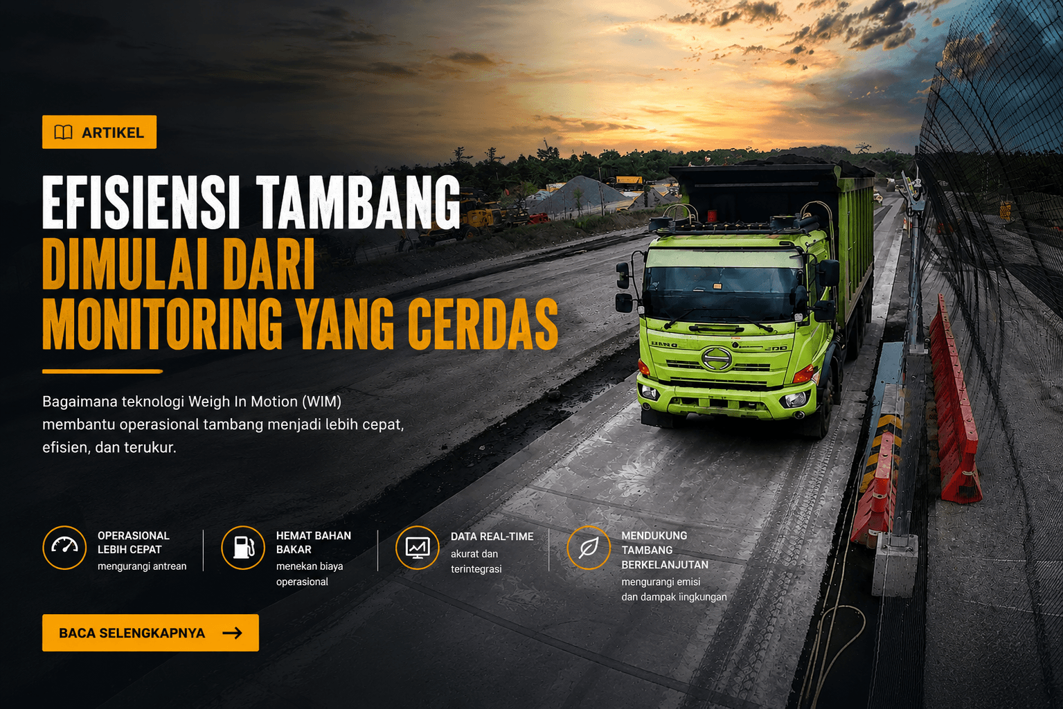 Mining Efficiency with WIM: Vehicle Monitoring Solutions for More Productive Operations
